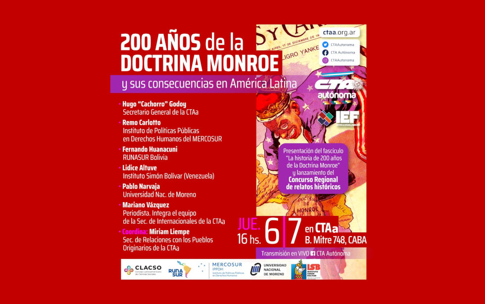 200 años de la Doctrina Monroe y sus consecuencias en América Latina