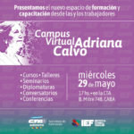 El IEF CTAa invita a la presentación del Campus Virtual «Adriana Calvo»