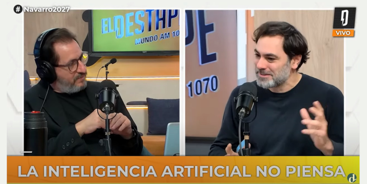 Entrevista con Ariel Pennisi presenta el libro la IA no piensa, el cerebro tampoco