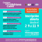 Inscripciones abiertas para los nuevos cursos del Camus Virtual Adriana Calvo